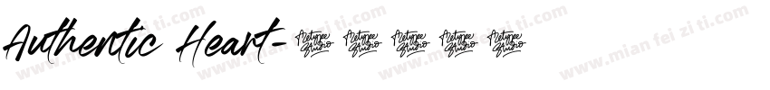 Authentic Heart字体转换